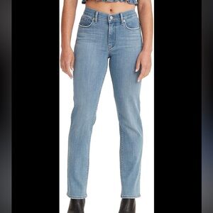 Levi’s 505 Straight Light Wash Women’s Blue Jeans